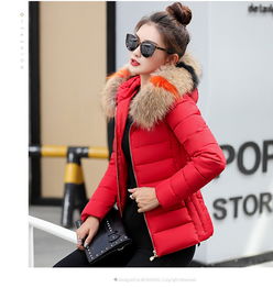 正品2025冬装韩版修身时尚羽绒服女短款外套大码羽绒棉服女装包邮